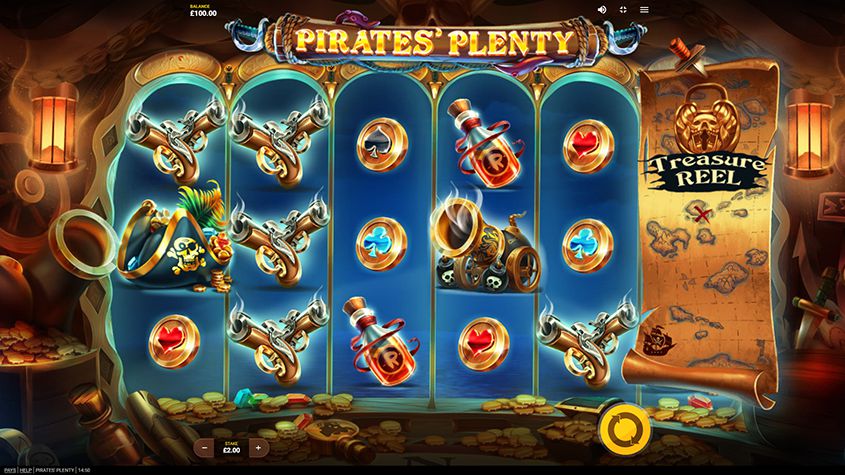 Pirates Plenty The Sunken Treasure สล็อต Red Tiger Gaming เว็บตรง SLOTXO