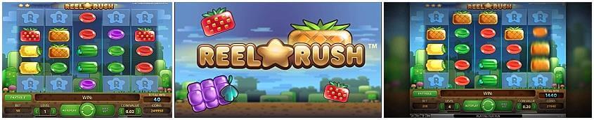 Reel Rush Slot สล็อตค่าย NetEnt ทางเข้า SLOTXO เว็บตรง
