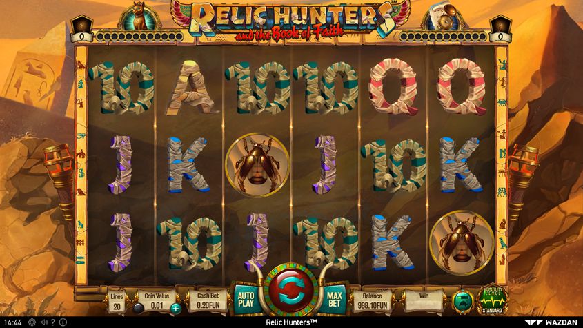Relic Hunters And The Book Of Faith Slot