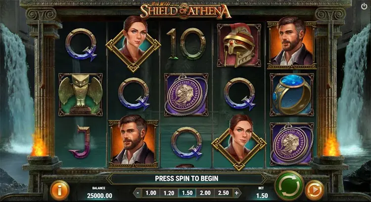 Rich Wilde And The Shield Of The Athena Play'n GO Slots สล็อต SLOTXO เว็บตรง