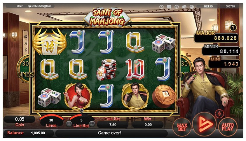 Saint Of Mahjong SimplePlay Slots ทางเข้า SLOTXO เว็บตรง