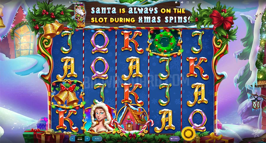 Santa Spins สล็อต Red Tiger Gaming เว็บตรง SLOTXO