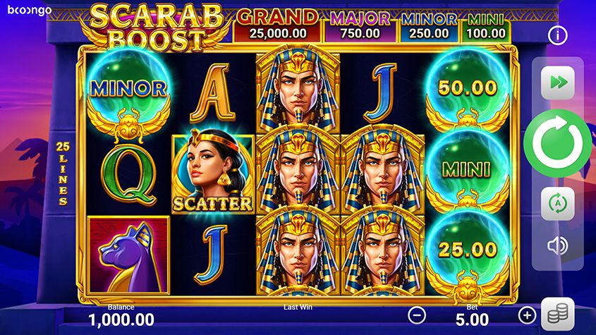 Scarab Boost Hold And Win สล็อต Boongo Slots เว็บตรง สล็อต XO