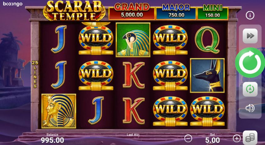 Scarab Temple สล็อต Boongo Slots เว็บตรง สล็อต XO