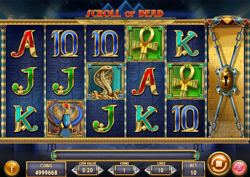 Scroll Of Dead Play'n GO Slots สล็อต SLOTXO เว็บตรง