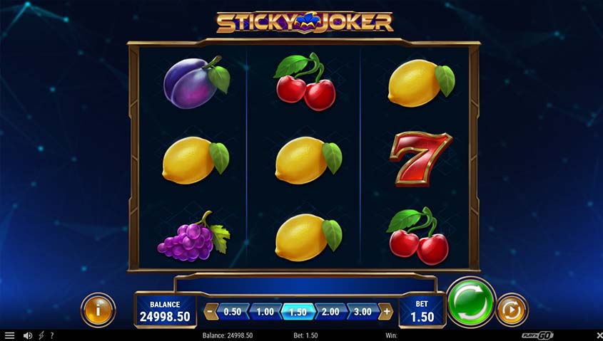 Sticky Joker Slot Play'n GO Slots สล็อต SLOTXO เว็บตรง