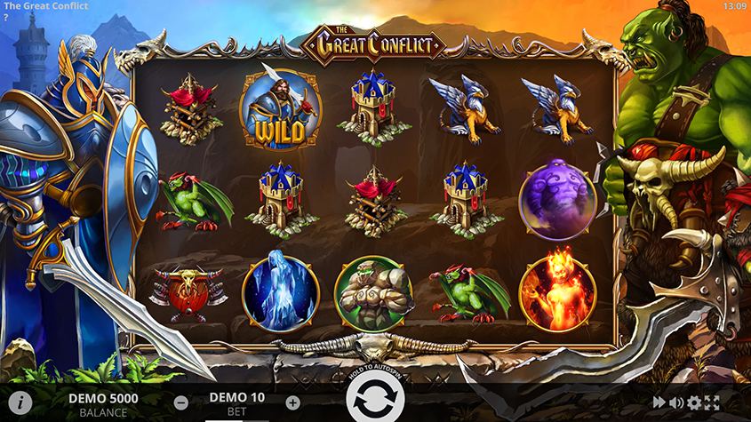 The Great Conflict Evolplay Slots ทางเข้า SLOTXO เว็บตรง