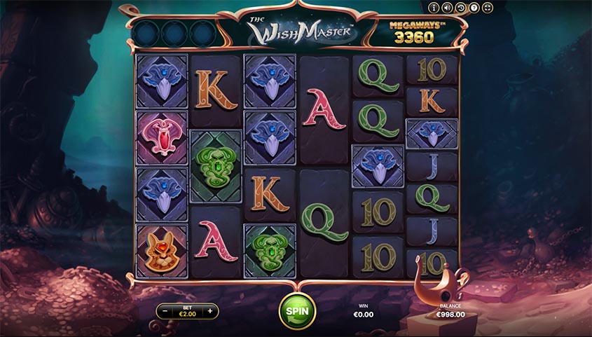 The Wish Master Megaways สล็อตค่าย NetEnt ทางเข้า SLOTXO เว็บตรง
