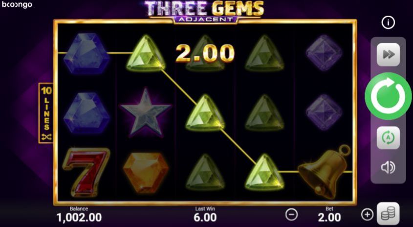 Three Gems สล็อต Boongo Slots เว็บตรง สล็อต XO