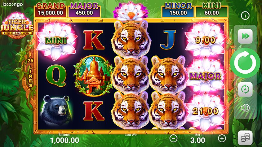 Tiger Jungle สล็อต Boongo Slots เว็บตรง สล็อต XO