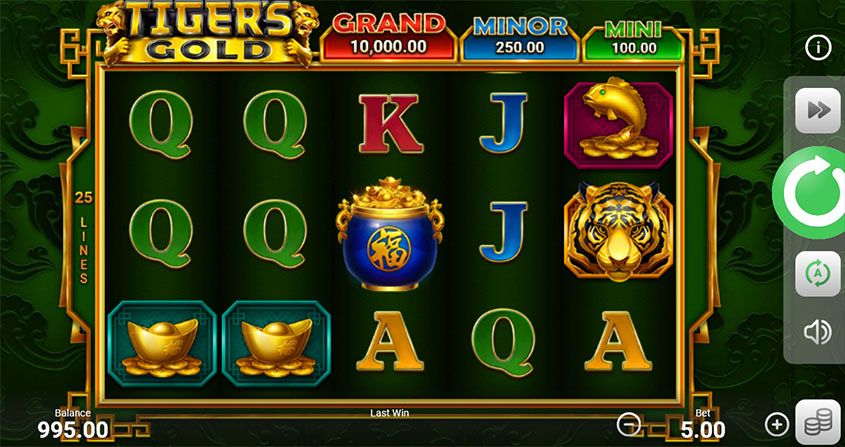 Tigers Gold สล็อต Boongo Slots เว็บตรง สล็อต XO