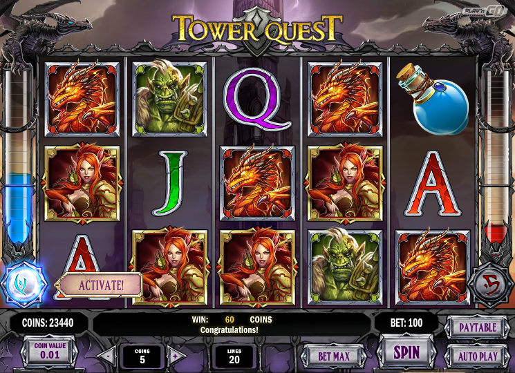 Tower Quest Slot Play'n GO Slots สล็อต SLOTXO เว็บตรง