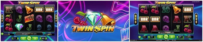 Twin Spin Slot สล็อตค่าย NetEnt ทางเข้า SLOTXO เว็บตรง