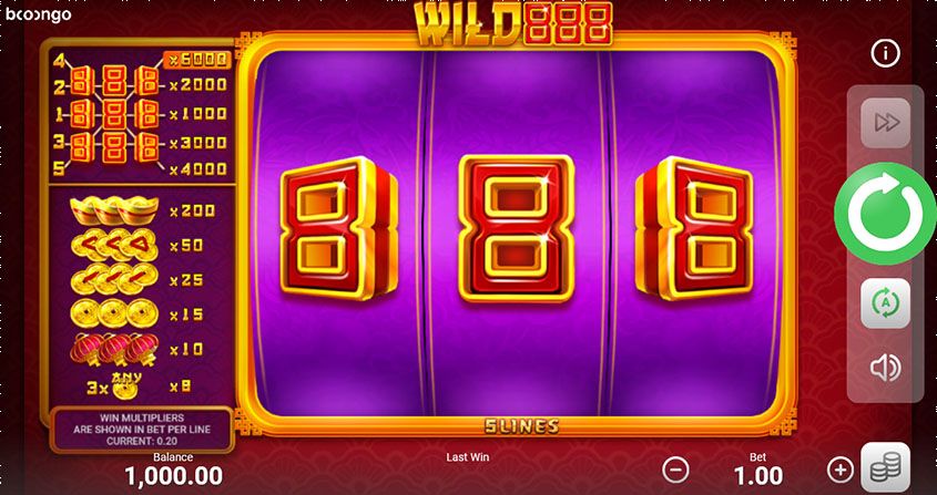 Wild 888 สล็อต Boongo Slots เว็บตรง สล็อต XO