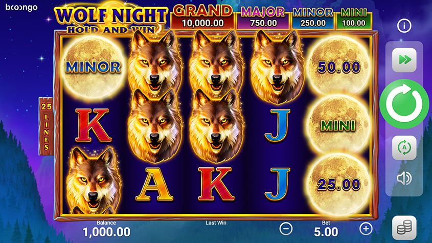 Wolf Night สล็อต Boongo Slots เว็บตรง สล็อต XO