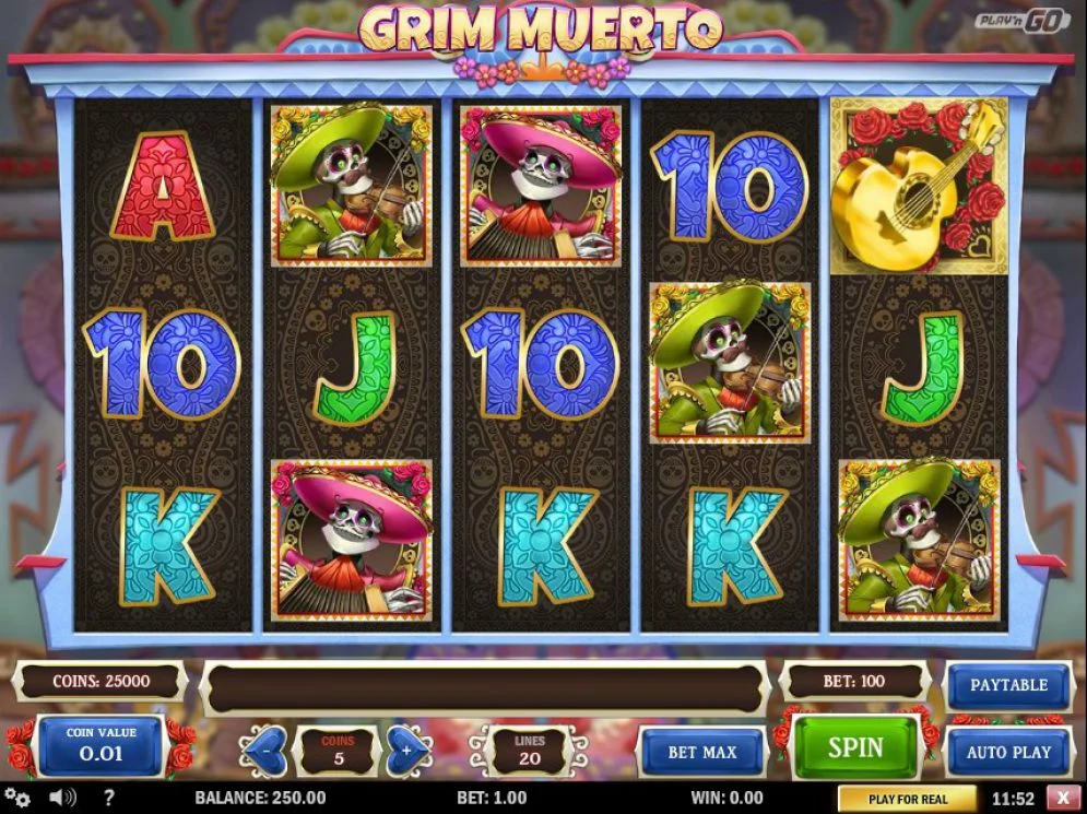grim muerto Play'n GO Slots สล็อต SLOTXO เว็บตรง