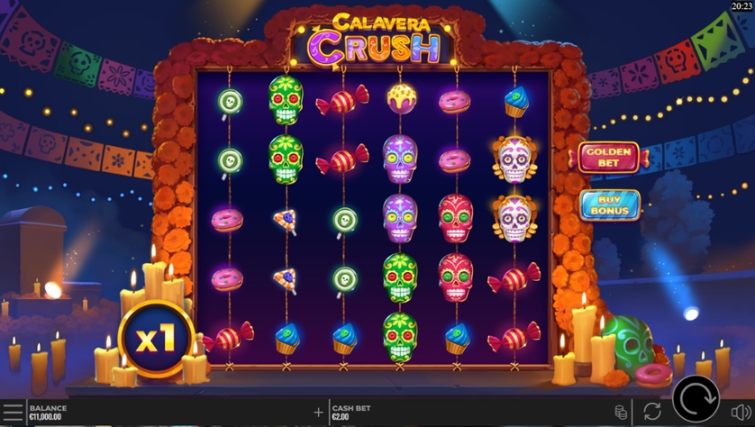 Calavera Crush สล็อตค่าย Yggdrasil Gaming