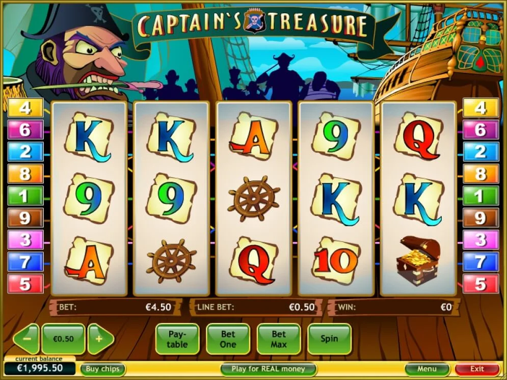 Captains Treasure Slot สล็อต SLOTXO เว็บตรง