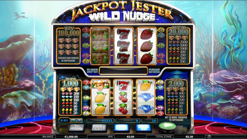 Jackpot Jester Wild Nudge Slot Next Gen Slots สล็อต SLOTXO เว็บตรง