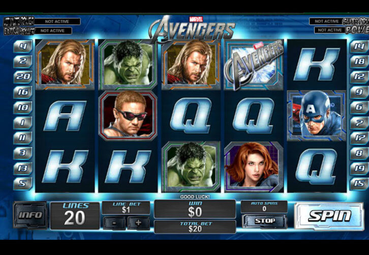 The Avengers Slot