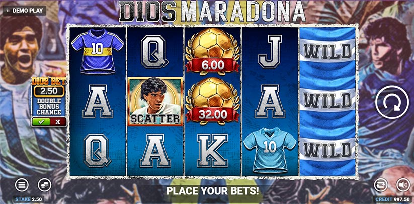 D10S Maradona ค่ายสล็อต Blueprint Gaming เครดิตฟรี
