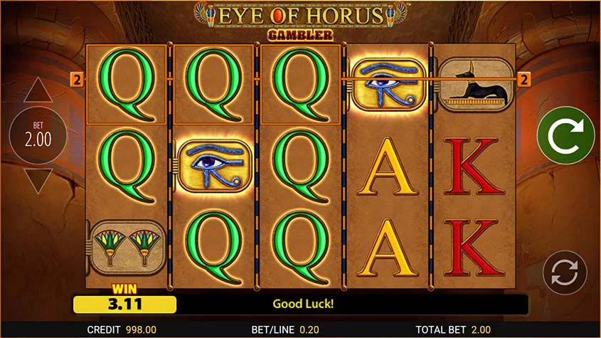 Eye Of Horus Gambler ค่ายสล็อต Blueprint Gaming เครดิตฟรี