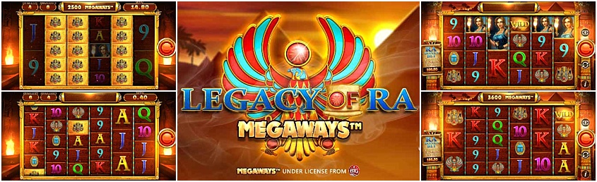 Legacy Of Ra Megaways สล็อตค่าย Blueprint Gaming เครดิตฟรี