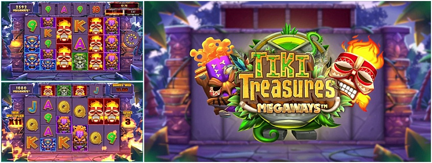 Tiki Treasures Megaways สล็อตค่าย Blueprint Gaming เครดิตฟรี
