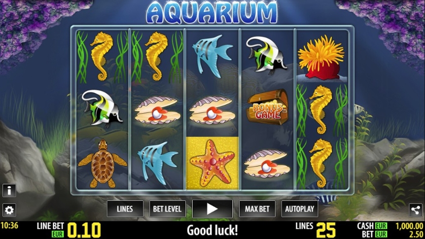Aquarium สล็อต Playson เครดิตฟรี
