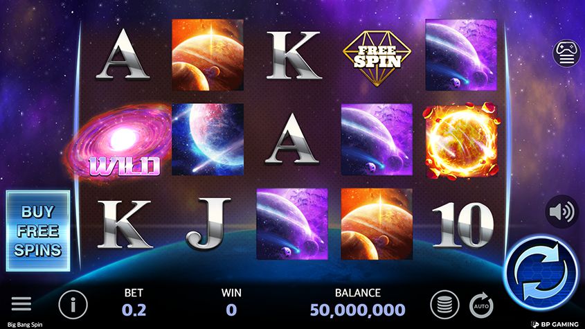 Big Bang Spin สล็อต BGaming เครดิตฟรี