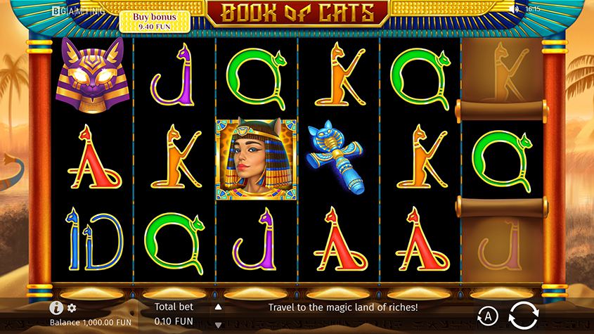 Book Of Cats สล็อต BGaming เครดิตฟรี