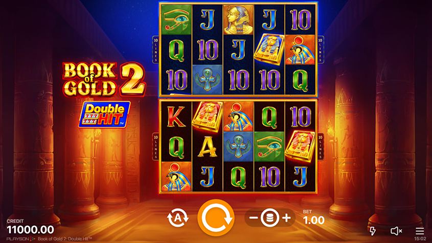 Book Of Gold 2 Double Hit สล็อต Playson เครดิตฟรี