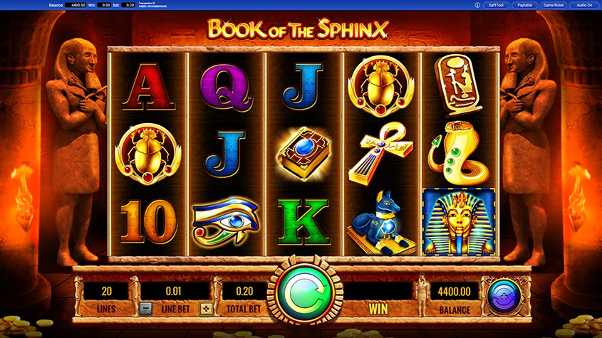Book Of The Sphinx สล็อต IGT SLOT เครดิตฟรี