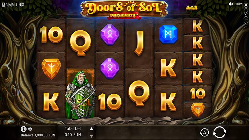 Doors Of Sol สล็อต BGaming เครดิตฟรี