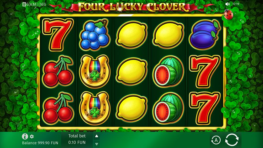 Four Lucky Clover สล็อต BGaming เครดิตฟรี