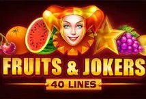 Fruits & Jokers 40 Lines สล็อต Playson เครดิตฟรี