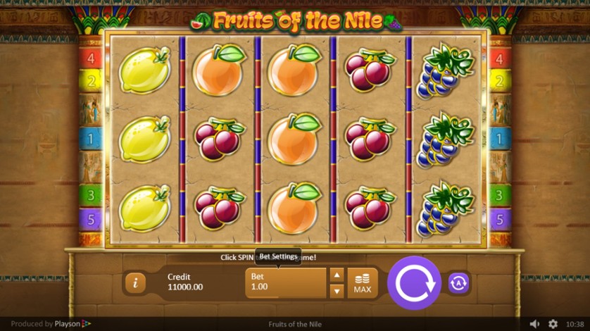 Fruits Of The Nile สล็อตค่าย Playson เว็บตรง