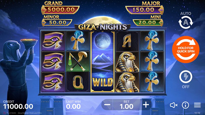 Giza Nights สล็อตค่าย Playson เว็บตรง