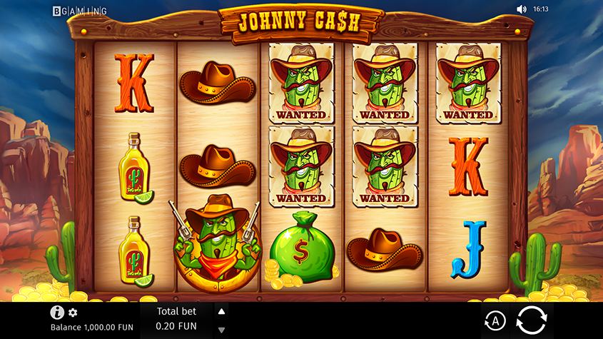 Johnny Cash สล็อต BGaming เครดิตฟรี