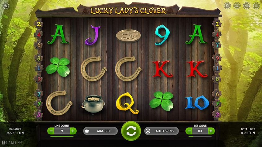 Lucky Lady's Clover สล็อต BGaming เครดิตฟรี