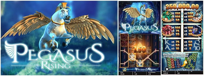 Pegasus Rising สล็อตค่าย Blueprint Gaming เว็บตรง