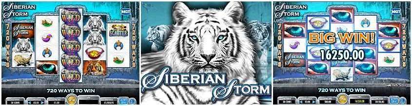 Siberian Storm สล็อต IGT Slots เครดิตฟรี