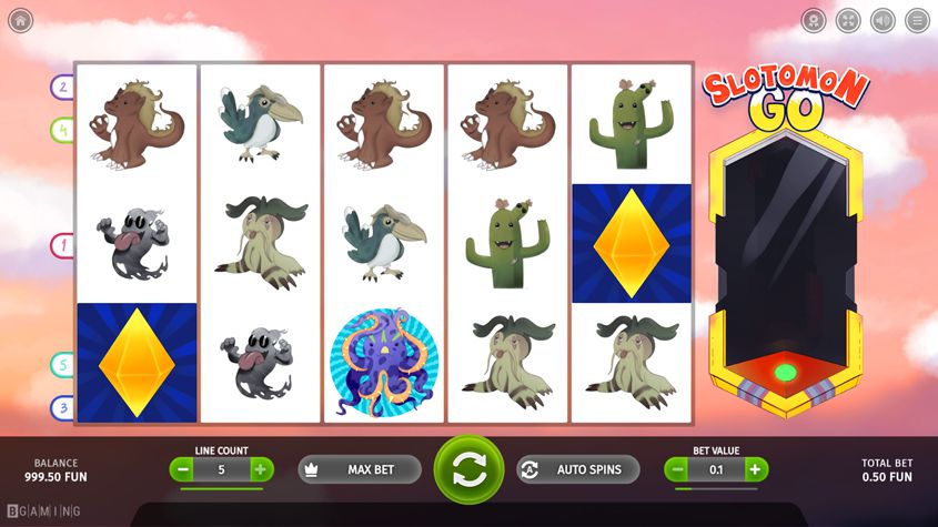 Slotomon Go สล็อต BGaming เครดิตฟรี