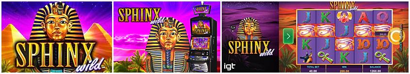 Sphinx Wild สล็อต IGT Slots เครดิตฟรี