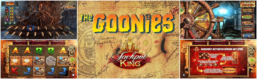 The Goonies Jackpot King สล็อตค่าย Blueprint Gaming เครดิตฟรี
