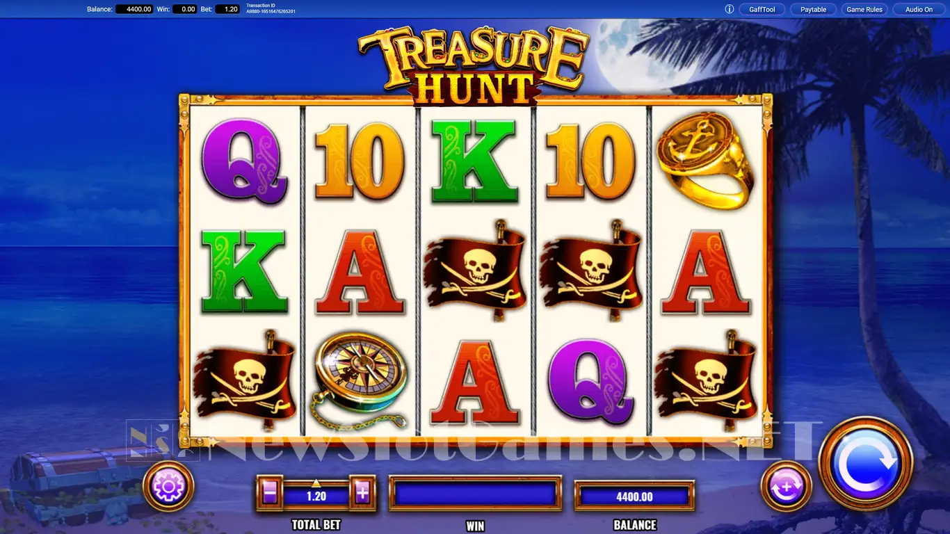 Treasure Hunt สล็อตค่าย IGT เครดิตฟรี