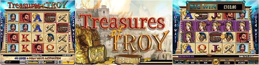 Treasures Of Troy สล็อตค่าย IGT เครดิตฟรี